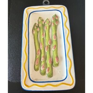 Boston Warehouse Asparagus Spoon Rest Unisex Green NWT Ceramic Jilly Walsh